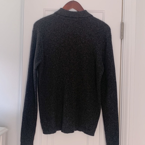 J. Crew Cashmere Grey Sweater Women Size L - Picture 4 of 8